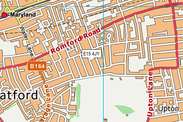 E15 4JY map - OS VectorMap District (Ordnance Survey)