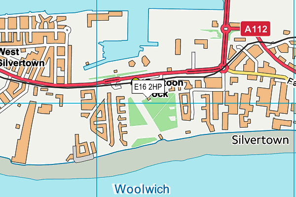 Thames Barrier Park map (E16 2HP) - OS VectorMap District (Ordnance Survey)