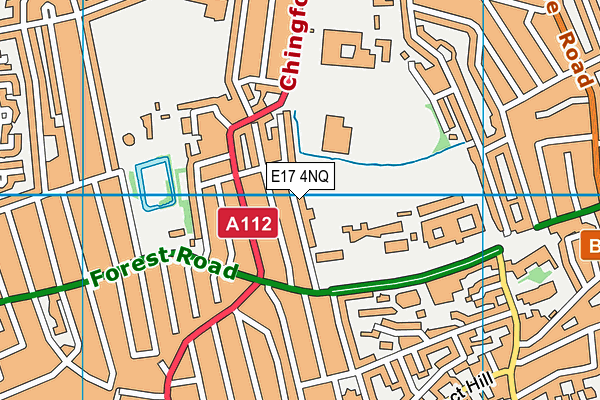 E17 4NQ map - OS VectorMap District (Ordnance Survey)