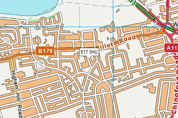 Roger Ascham Primary School map (E17 5HU) - OS VectorMap District (Ordnance Survey)