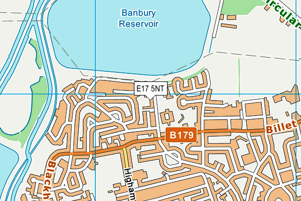 Lime Academy Hornbeam map (E17 5NT) - OS VectorMap District (Ordnance Survey)