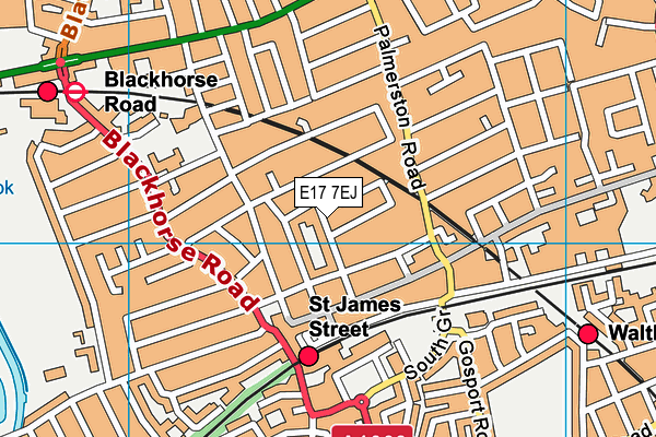 Mission Grove Primary School map (E17 7EJ) - OS VectorMap District (Ordnance Survey)