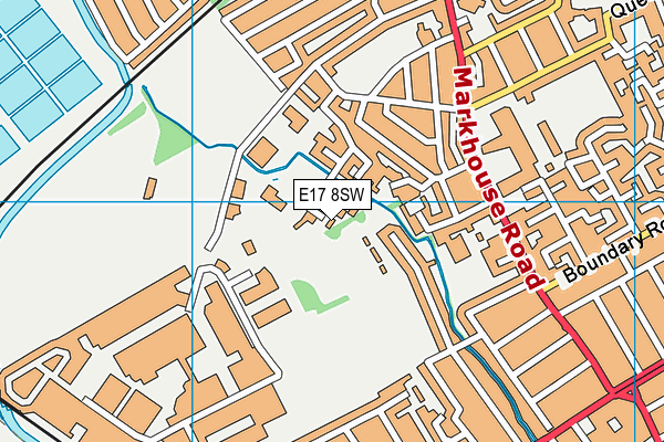 E17 8SW map - OS VectorMap District (Ordnance Survey)