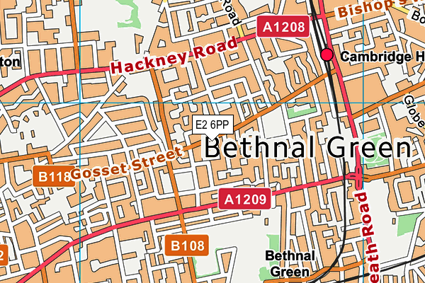 Elizabeth Selby Infants' School map (E2 6PP) - OS VectorMap District (Ordnance Survey)