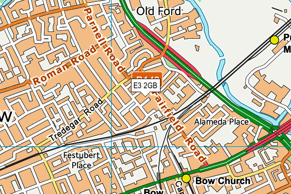 E3 2GB map - OS VectorMap District (Ordnance Survey)