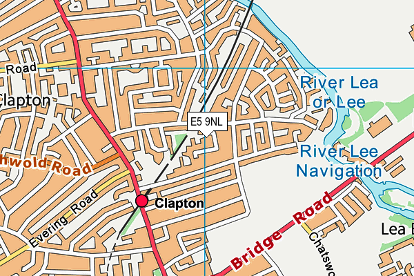 Southwold Primary School map (E5 9NL) - OS VectorMap District (Ordnance Survey)