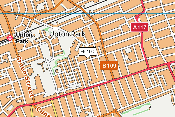 E6 1LQ map - OS VectorMap District (Ordnance Survey)