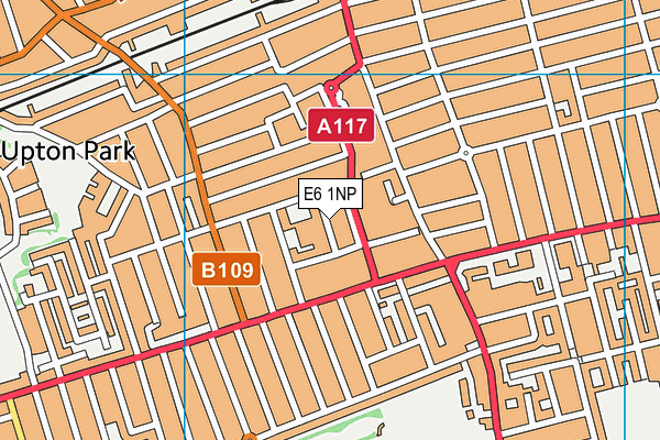 E6 1NP map - OS VectorMap District (Ordnance Survey)