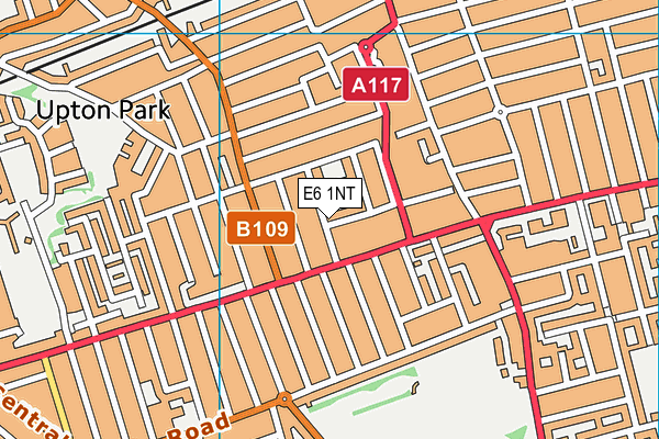Hartley Primary School map (E6 1NT) - OS VectorMap District (Ordnance Survey)