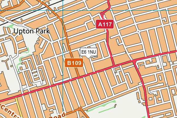 E6 1NU map - OS VectorMap District (Ordnance Survey)