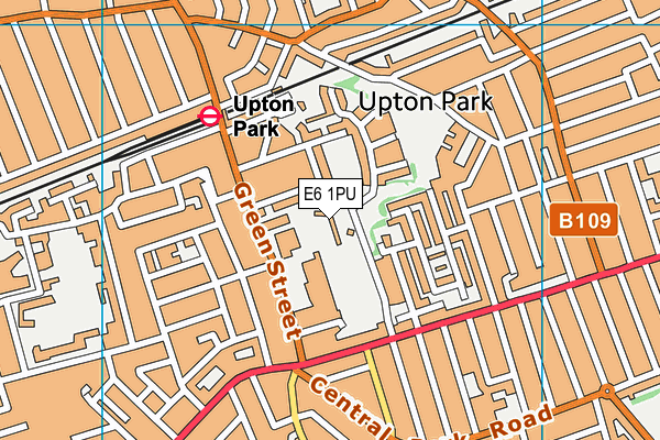 E6 1PU map - OS VectorMap District (Ordnance Survey)