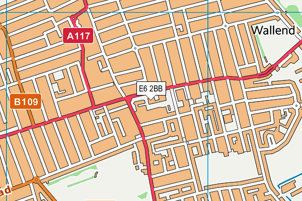 Newham Collegiate Sixth Form Centre, City of London Academy map (E6 2BB) - OS VectorMap District (Ordnance Survey)