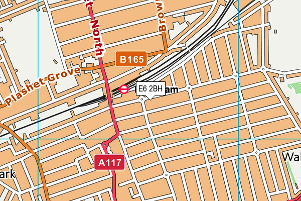 E6 2BH map - OS VectorMap District (Ordnance Survey)