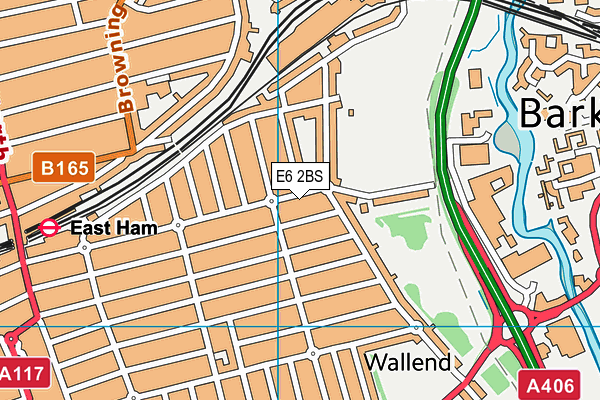 E6 2BS map - OS VectorMap District (Ordnance Survey)