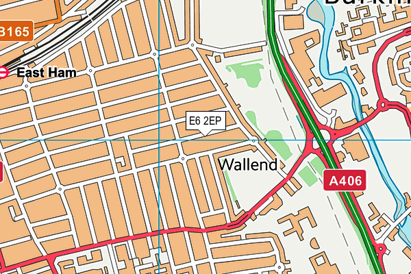 E6 2EP map - OS VectorMap District (Ordnance Survey)