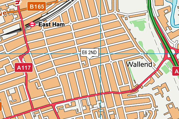 E6 2ND map - OS VectorMap District (Ordnance Survey)