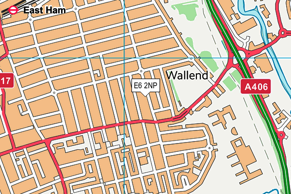 E6 2NP map - OS VectorMap District (Ordnance Survey)