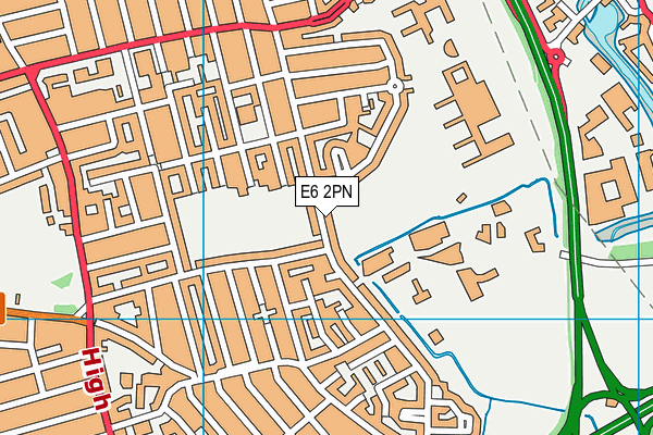 E6 2PN map - OS VectorMap District (Ordnance Survey)