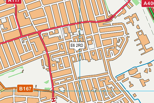 E6 2RD map - OS VectorMap District (Ordnance Survey)