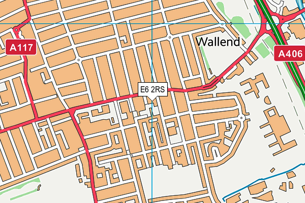 E6 2RS map - OS VectorMap District (Ordnance Survey)