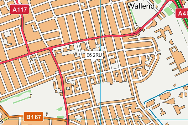 E6 2RU map - OS VectorMap District (Ordnance Survey)