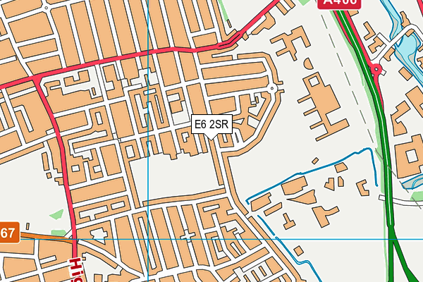 E6 2SR map - OS VectorMap District (Ordnance Survey)