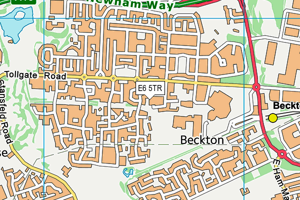 E6 5TR map - OS VectorMap District (Ordnance Survey)