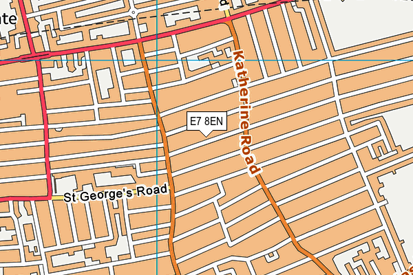 E7 8EN map - OS VectorMap District (Ordnance Survey)