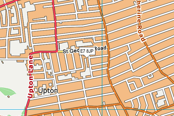 E7 8JP map - OS VectorMap District (Ordnance Survey)