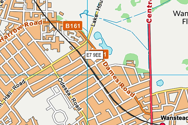 E7 9EE map - OS VectorMap District (Ordnance Survey)