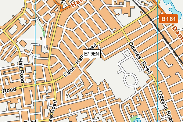 E7 9EN map - OS VectorMap District (Ordnance Survey)