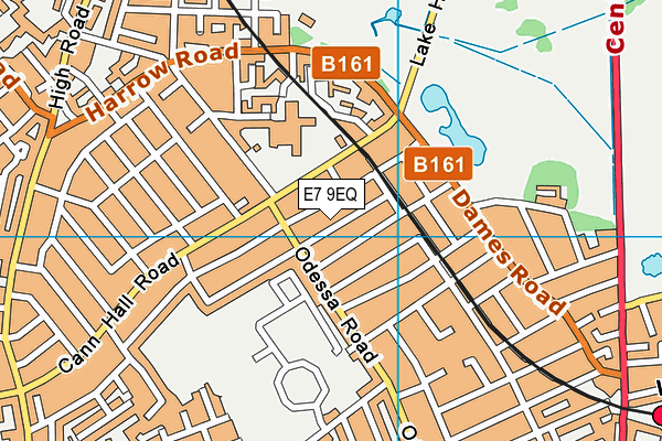 E7 9EQ map - OS VectorMap District (Ordnance Survey)