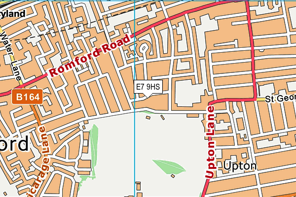 E7 9HS map - OS VectorMap District (Ordnance Survey)