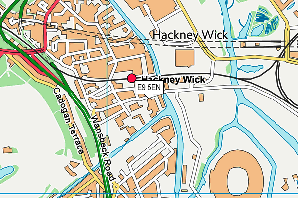 E9 5EN map - OS VectorMap District (Ordnance Survey)