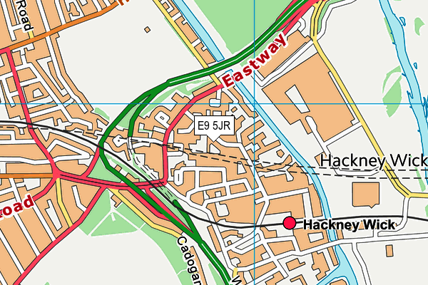 E9 5JR map - OS VectorMap District (Ordnance Survey)