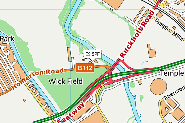 E9 5PF map - OS VectorMap District (Ordnance Survey)