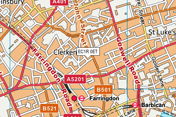 Map of 32-36 AYLESBURY STREET LIMITED at district scale