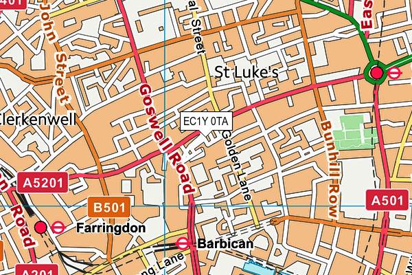 Map of 38 SHEPPERTON ROAD FREEHOLD LTD at district scale