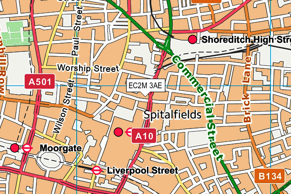 Map of EDINBURGH ST JAMES HOTEL LIMITED PARTNERSHIP at district scale