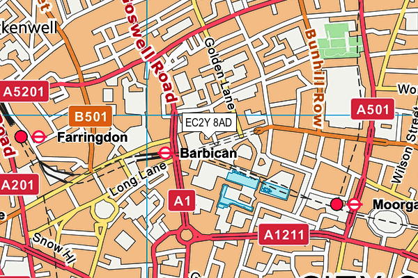 Map of HOLBORN ACCOUNTANCY TUITION LIMITED at district scale