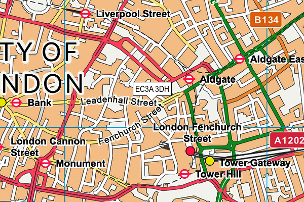 Map of ANGLO LONDON HOLDCO LTD at district scale