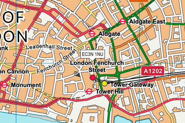 EC3N 1NU map - OS VectorMap District (Ordnance Survey)