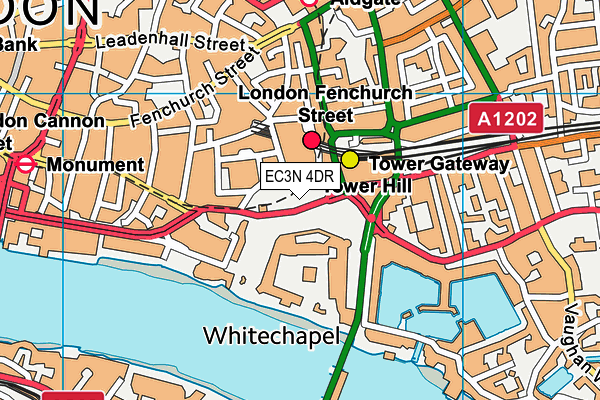 EC3N 4DR map - OS VectorMap District (Ordnance Survey)
