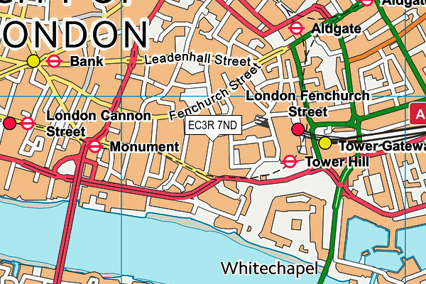 EC3R 7ND map - OS VectorMap District (Ordnance Survey)