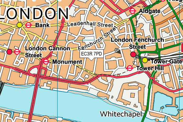 Map of BISHOPSGATE ENERGY LIMITED at district scale