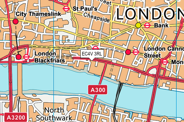 Map of RABO HOLDINGS (UK) LIMITED at district scale