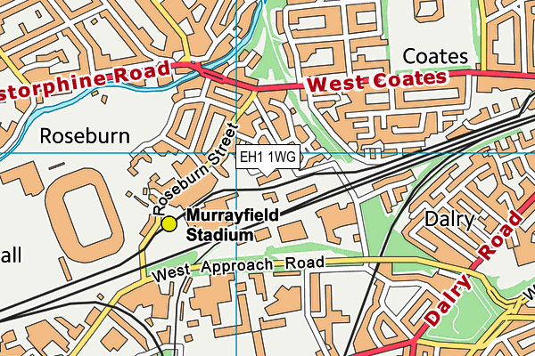 EH1 1WG map - OS VectorMap District (Ordnance Survey)