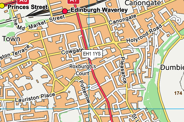 Map of BLACKWELL (SCOTLAND) LIMITED at district scale