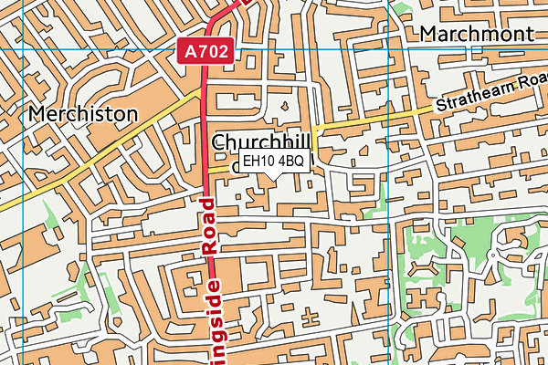 EH10 4BQ map - OS VectorMap District (Ordnance Survey)