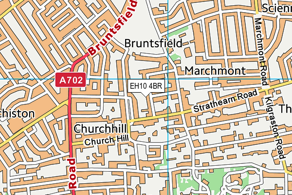 EH10 4BR map - OS VectorMap District (Ordnance Survey)